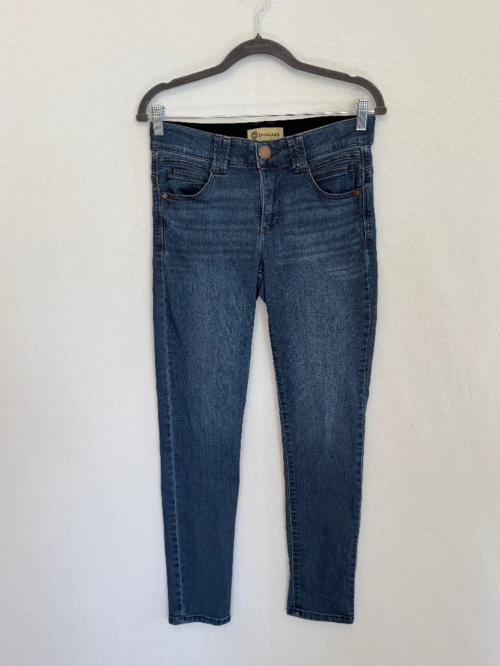 DEMOCRACY Ab Technology Women’s Size 2 Skinny Ankle Jean Blue Denim Wash